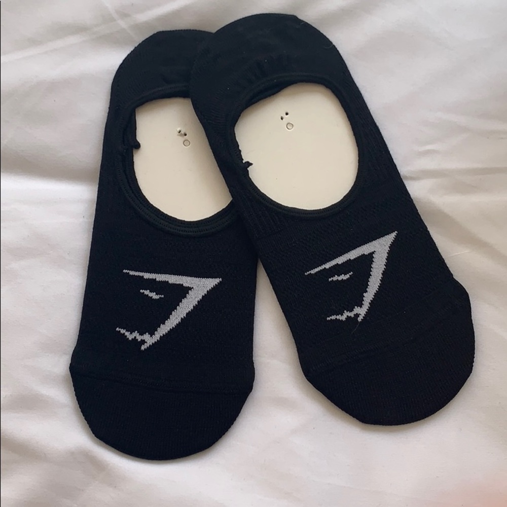 3 Pack Black No Show Socks GYMSHARK